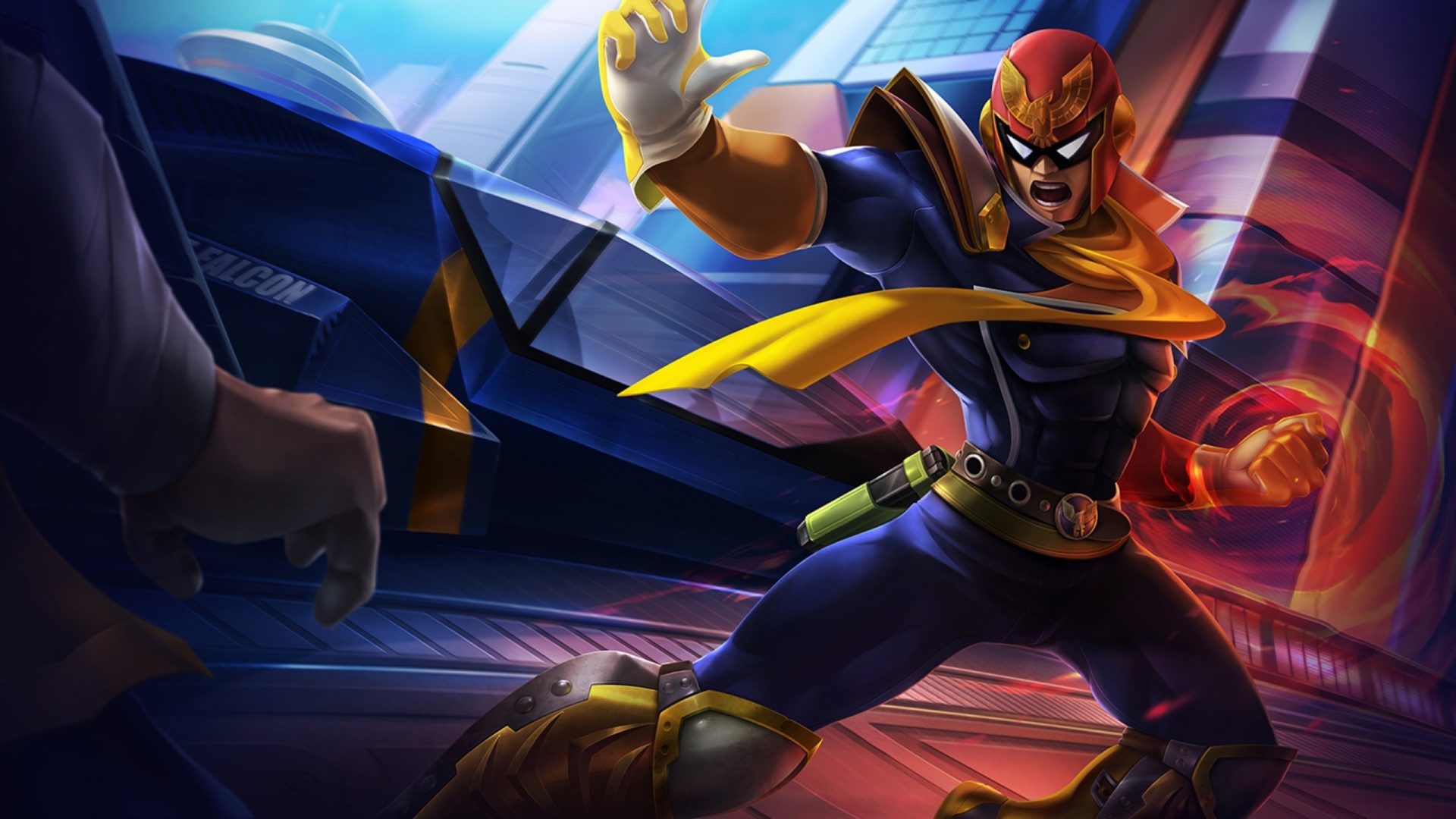 Il Falcon Punch di Captain Falcon: quanto è potente un pugno che prende fuoco?