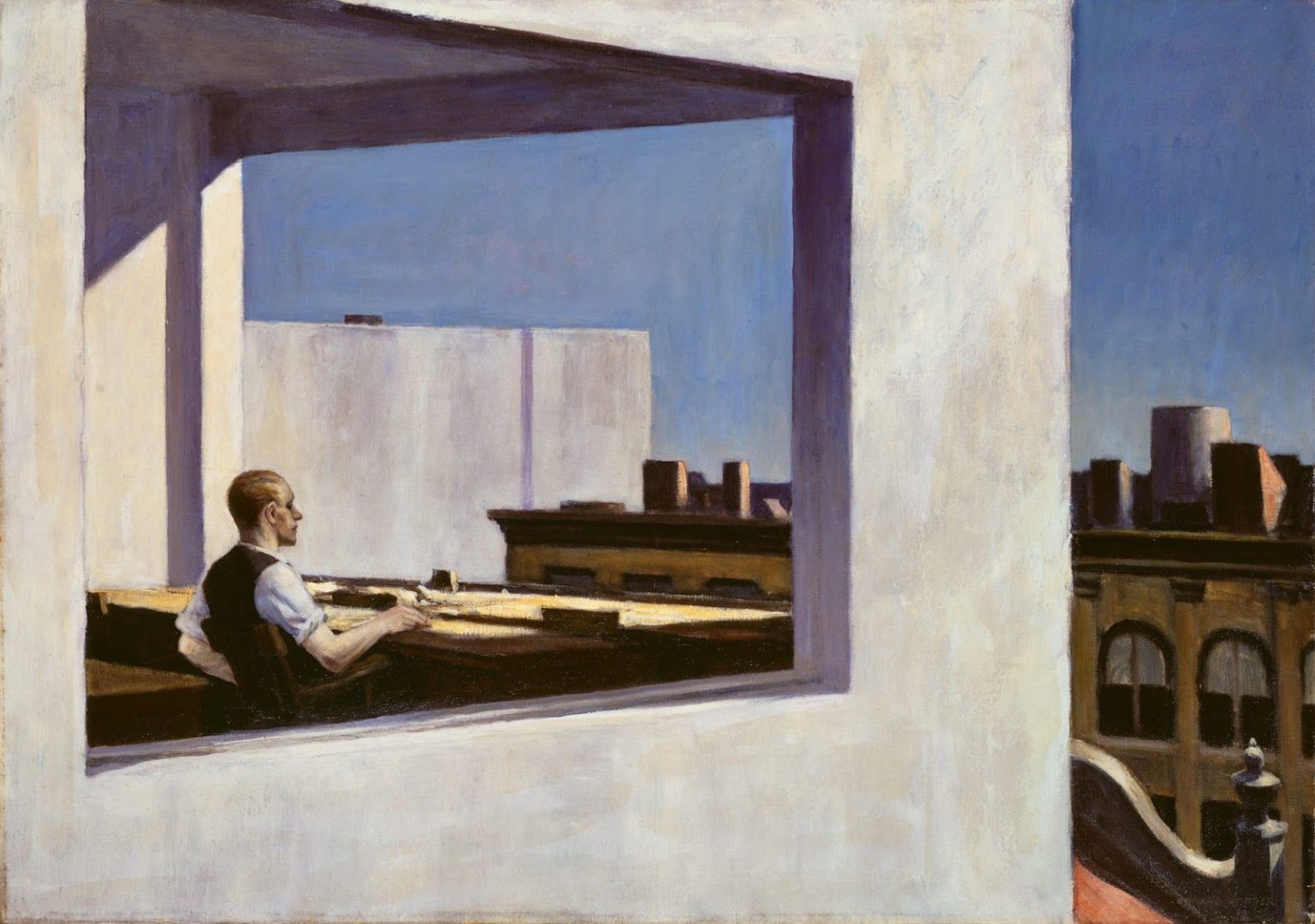 Heidegger, filosofo dell’essere, e Hopper, pittore del silenzio, raccontano la solitudine nel chiasso della modernità