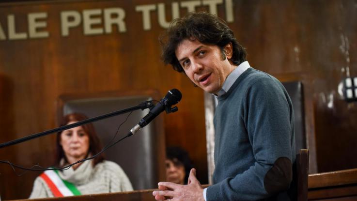 Marco Cappato, avvocato di dj Fabo si difende in tribunale.