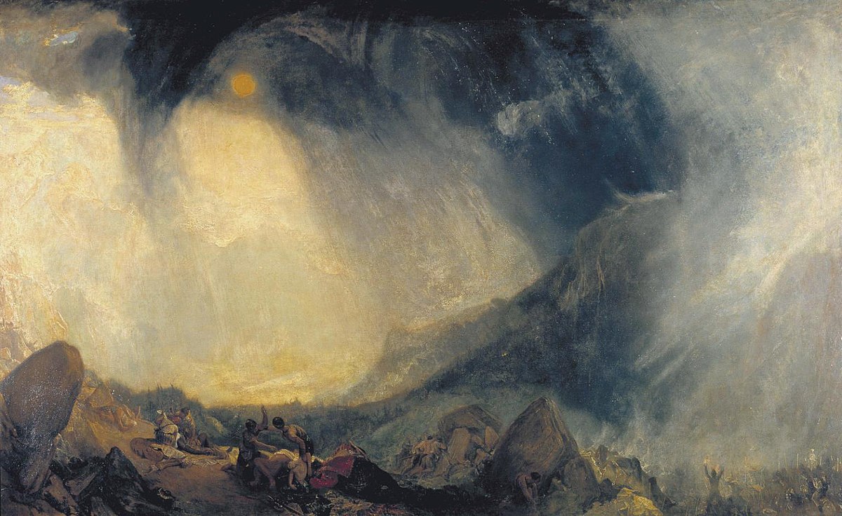 La tempesta di neve, William Turner
