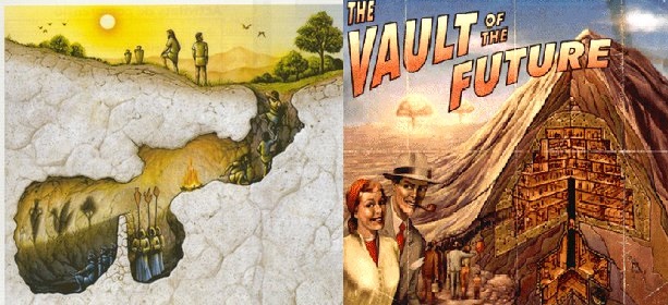 Rappresentazione grafica del mito della caverna di Platone e dei vault di Fallout