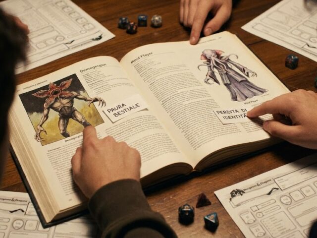 I teenager di Stranger Things sconfiggono i mostri usando insulti creativi e manuali fantasy